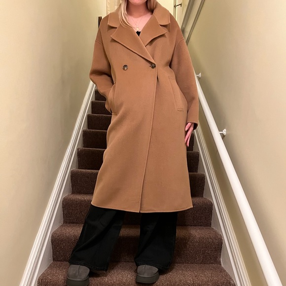 The Curated London Camel Coat Size M - Picture 2 of 8